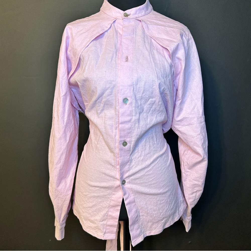 Ocelote Women’s Pink 100% Linen Top